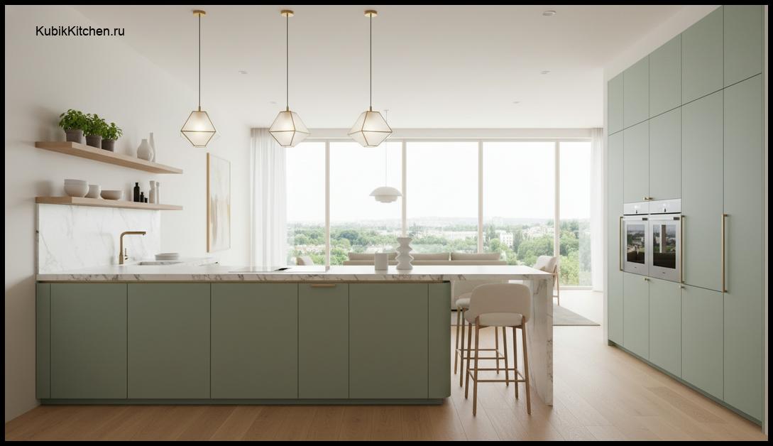 Современный дизайн кухни 2025: тренды, идеи и планировка пространства