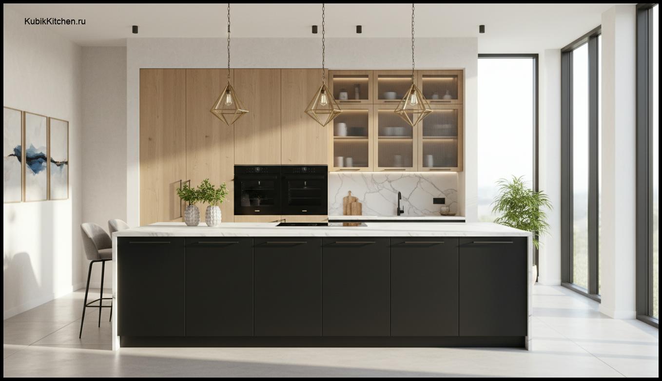 Дизайн кухни в доме: современные идеи, новинки 2026 и планировка