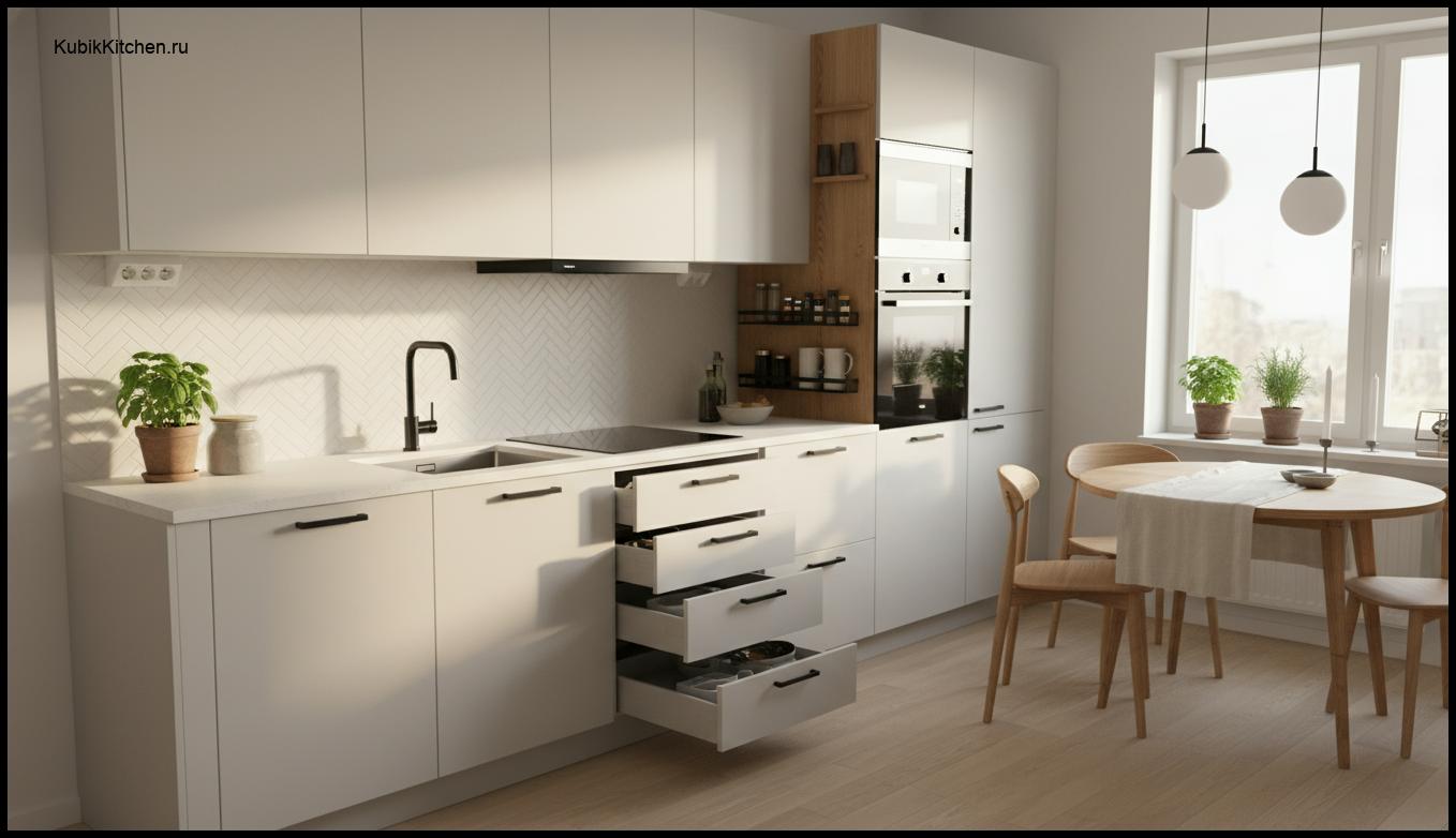 Небольшие кухни: лучшие решения, планировка и расстановка мебели