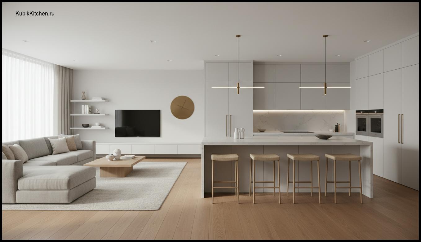 Большая кухня гостиная: планировка, дизайн и лучшие решения для дома