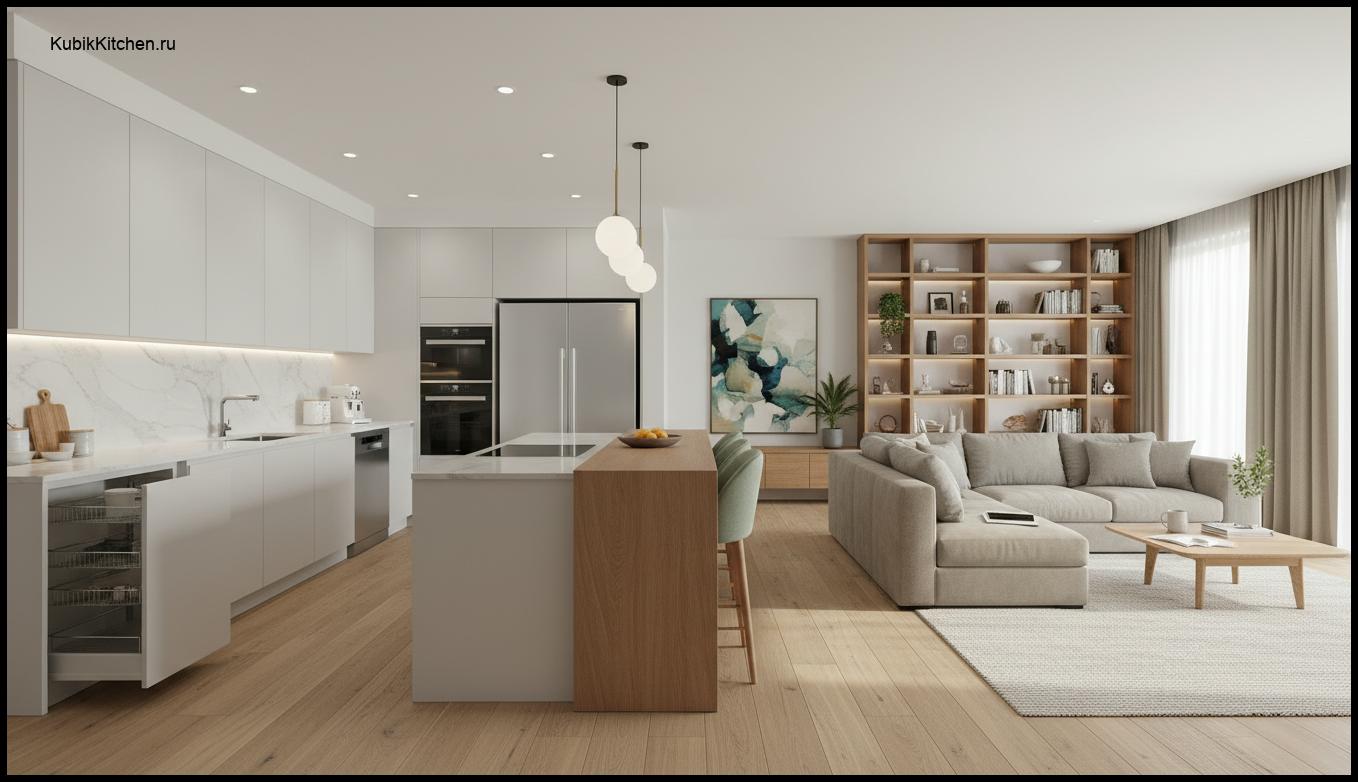 Проект кухни гостиной: пошаговое руководство и идеи планировки