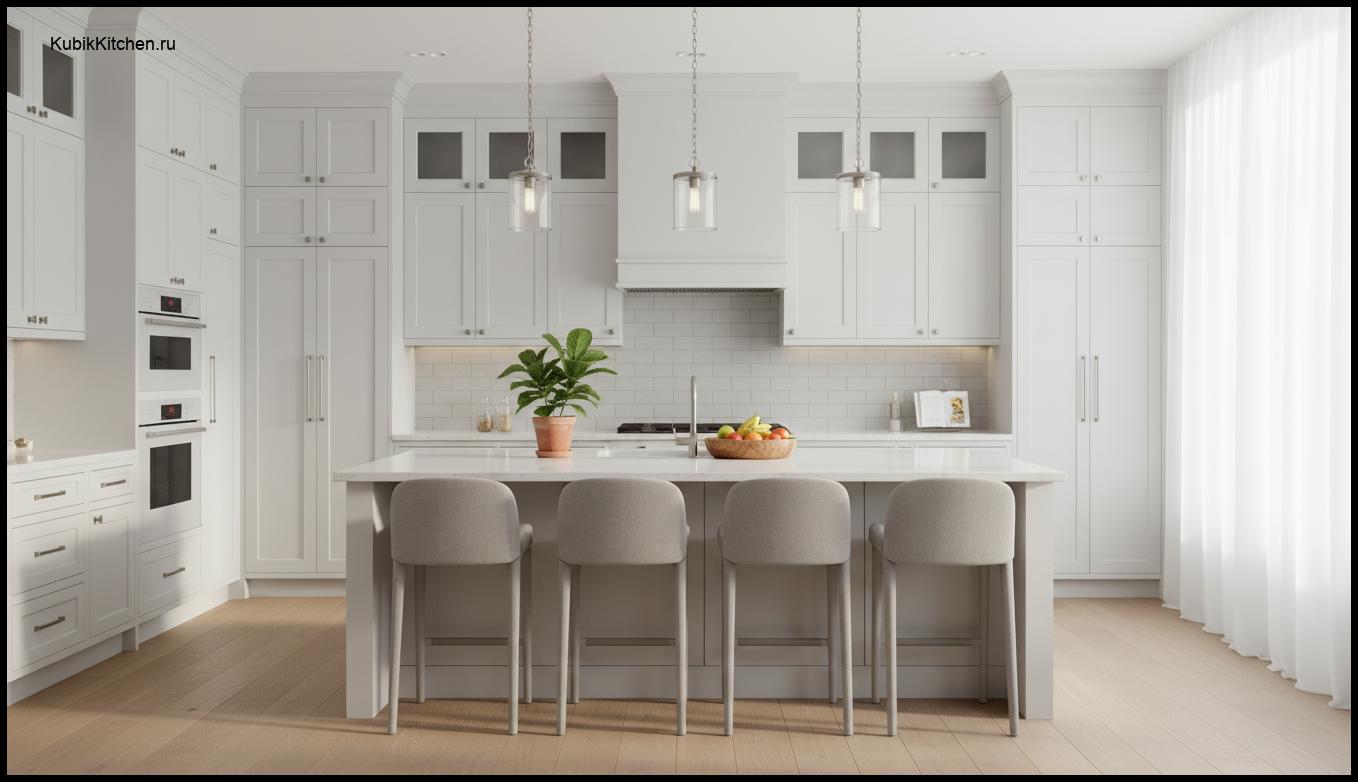 Сера белая кухня: цветовые сочетания и современные идеи дизайна